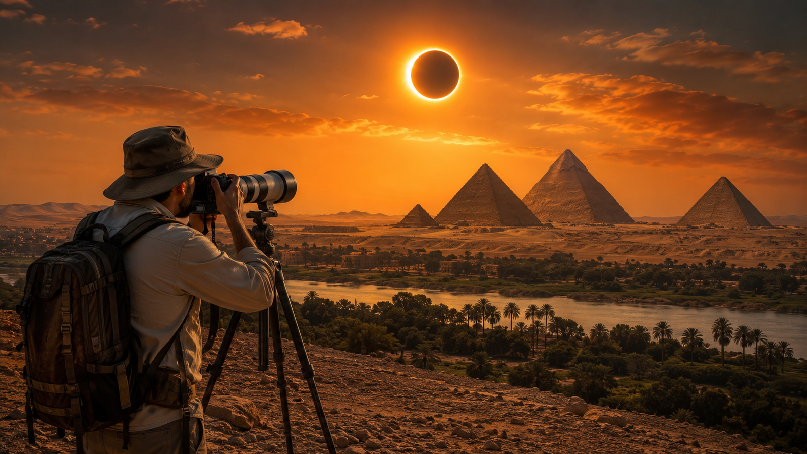 Solar Eclipse 2027 Egypt Photography Guide - Best Spots Gear and Tips