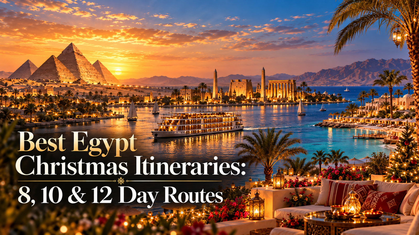 Best Egypt Christmas Itineraries: 8, 10 & 12 Day Routes