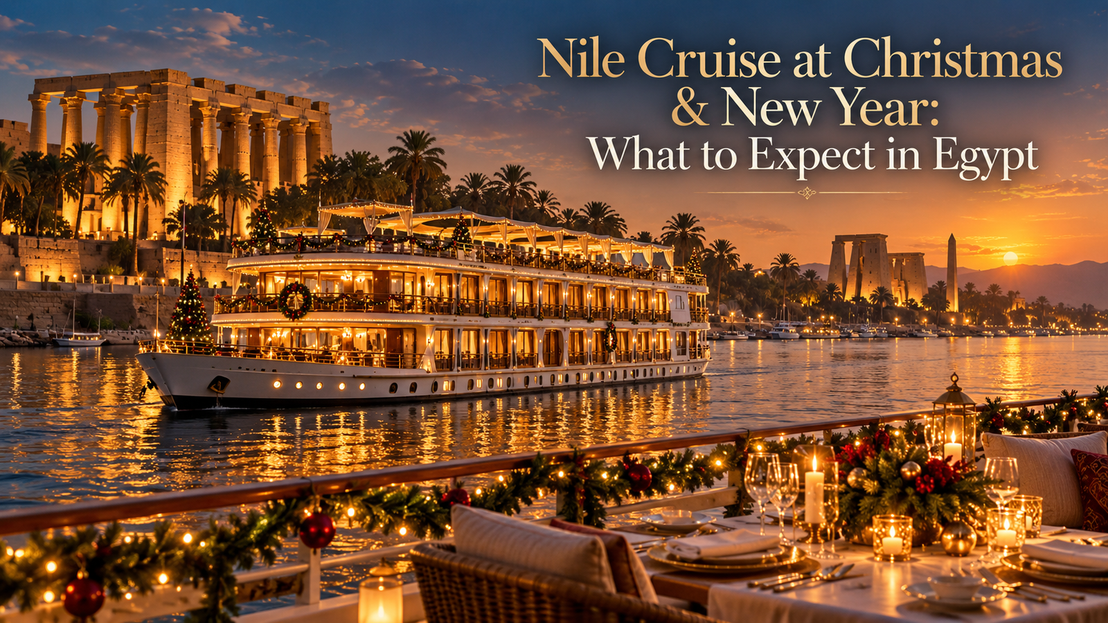 Nile Cruise at Christmas & New Year: What to Expect in Egypt